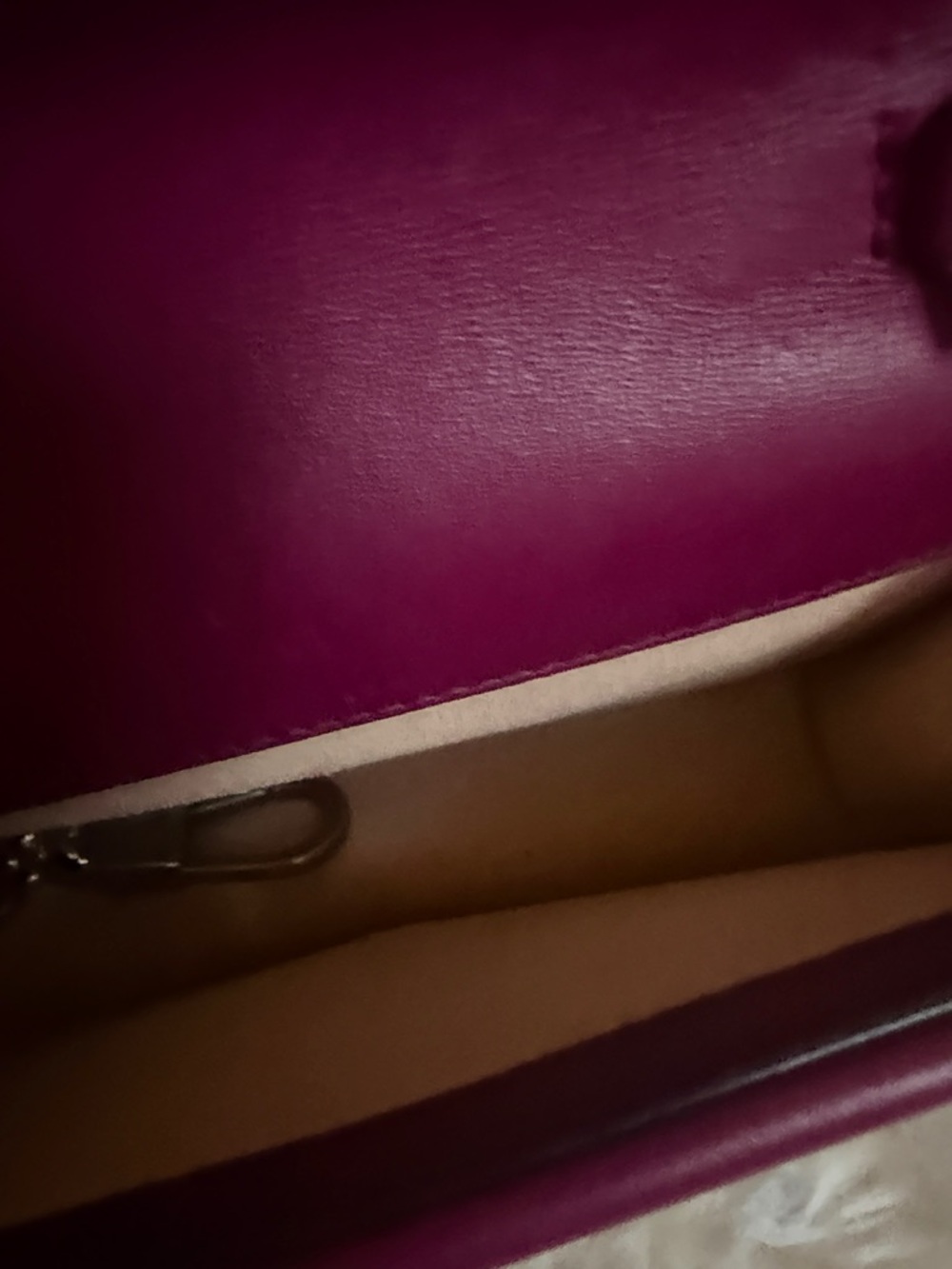 Gucci Dionysus Magenta Velvet Crossbody with Silver-Tone - Picture 5 of 7